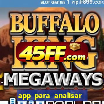 app para analisar jogos de futebol
